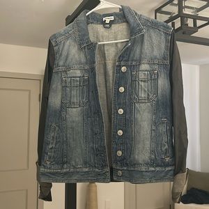 Express Jean and leather jacket barely worn